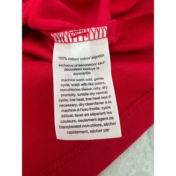 Tommy Hilfiger Red Turtleneck Top Size Small Long Sleeve NWT Basic Minimalist - Picture 6 of 8